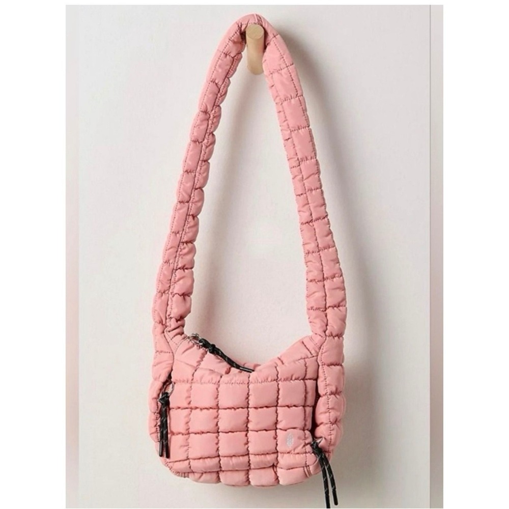 FP Movement Free People Quilted Baby Carryall Ballet Slipper Peach sling new NWT